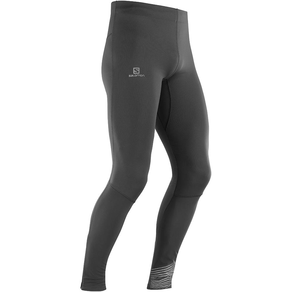 Salomon Israel AGILE LONG M - Mens Tights - Black (QUTP-12379)